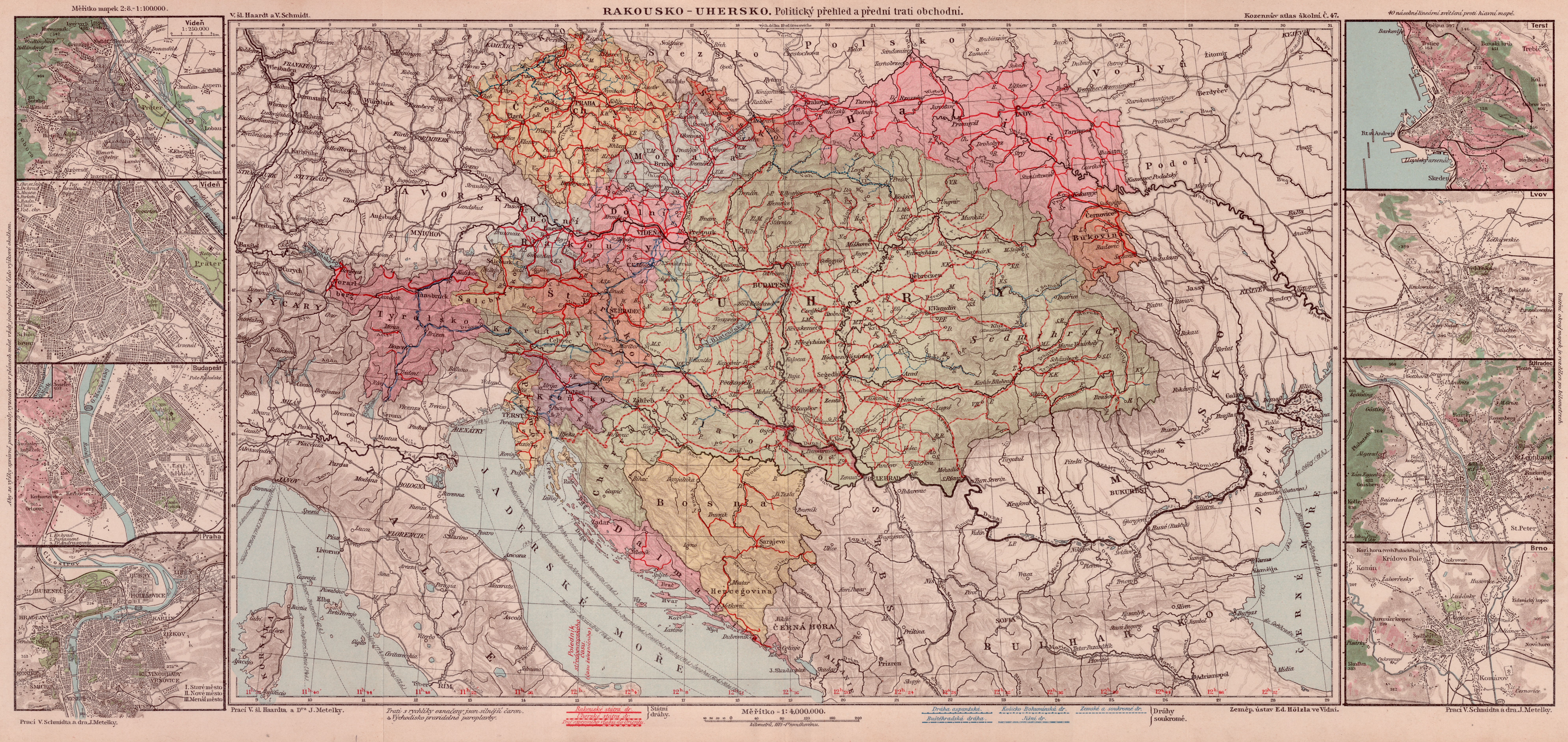 Landkarte 1914